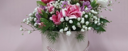 Walentynkowe flower boxy